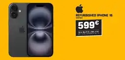 Electro Depot REFURBISHED IPHONE 16 aanbieding