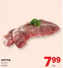 Spar spiering aanbieding