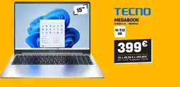 Electro Depot Tecno MEGABOOK aanbieding