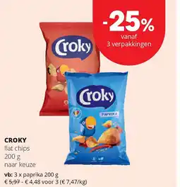 Spar CROKY paprika 200 g aanbieding