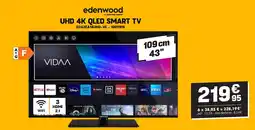 Electro Depot edenwood UHD 4K QLED SMART TV aanbieding