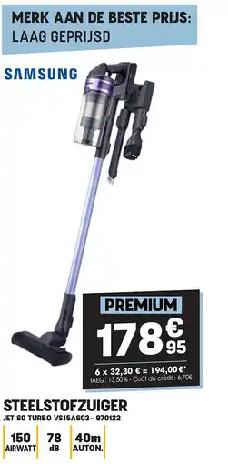 Electro Depot STEELSTOFZUIGER aanbieding