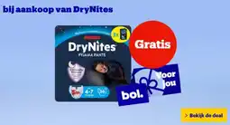 Bol.com Bij aankoop van drynites aanbieding