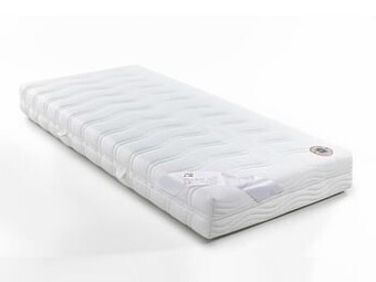 De Matrassen Gigant Matelas Velda Premium à ressorts ensachés P300 latex coloris blanc-80x200 cm-Ferme aanbieding