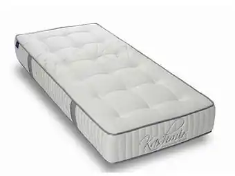 De Matrassen Gigant Matelas Revor Kashmir Anatomic 1500 (Gelpulse/ Viscogel) coloris blanc et gris-140x200 cm-Moyen aanbieding