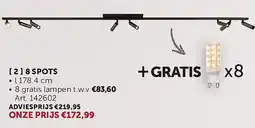 Zelfbouwmarkt 8 SPOTS aanbieding