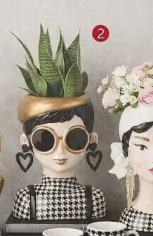 Zelfbouwmarkt BLOEMPOT DAME aanbieding