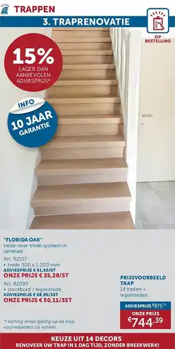 Zelfbouwmarkt FLORIDA OAK aanbieding