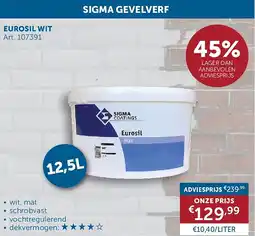Zelfbouwmarkt SIGMA GEVELVERF aanbieding