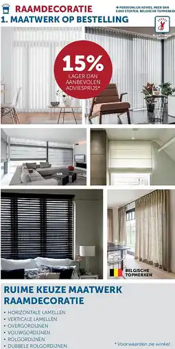 Zelfbouwmarkt MAATWERK OP BESTELLING aanbieding