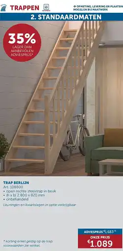 Zelfbouwmarkt TRAP BERLIJN aanbieding