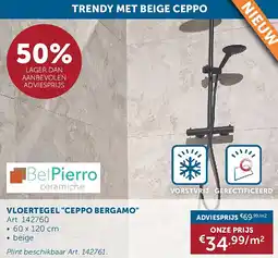 Zelfbouwmarkt VLOERTEGEL CEPPO BERGAMO aanbieding