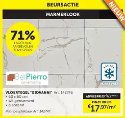 Zelfbouwmarkt VLOERTEGEL GIOVANNI aanbieding