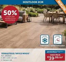 Zelfbouwmarkt TERRASTEGELBRYCE WOOD aanbieding