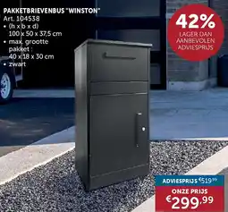 Zelfbouwmarkt PAKKET BRIEVENBUS WINSTON aanbieding
