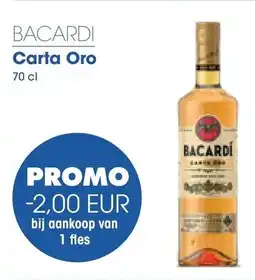 Prik en Tik Bacardi Carta Oro aanbieding