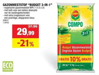 Compo Gazonmeststof Budget 3-in-1