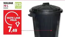 Hubo Vuilbak aanbieding