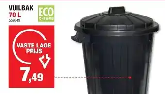 Hubo Vuilbak aanbieding