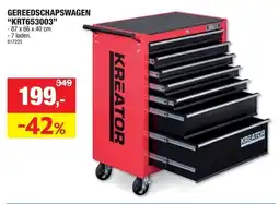 Hubo Gereedschapswagen KRT653003 aanbieding
