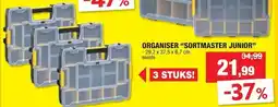 Hubo Stanley Organiser Sortmaster Junior aanbieding