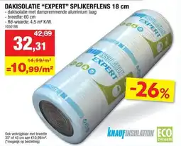 Hubo Dakisolatie Expert Spijkerflens aanbieding