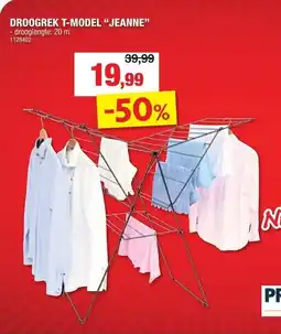 Hubo Practo home Droogrek T Model Jeanne aanbieding