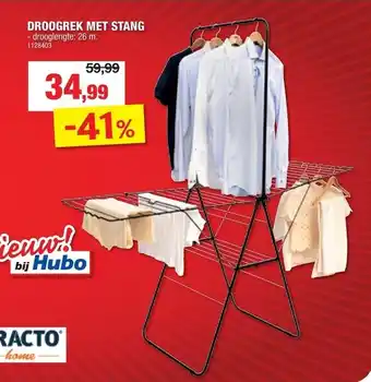 Practo home Droogrek met Stang