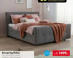 Woonsquare Boxspring Dubai aanbieding