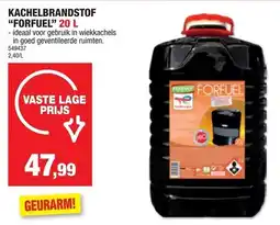 Hubo Kachelbrandstof Forfuel aanbieding