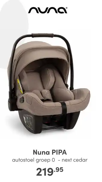 Baby & Tiener Nuna PIPA aanbieding