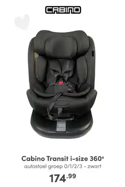 Baby & Tiener Cabino Transit i-size 360° aanbieding