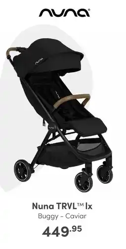 Baby & Tiener Nuna TRVL lx Buggy - Caviar aanbieding