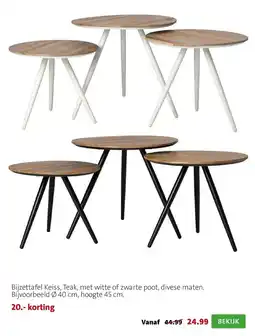 Intratuin Bijzettafel aanbieding