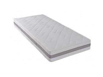 De Matrassen Gigant Matelas Jaritex à ressorts ensachés et mousse froide coloris blanc-80x210 cm-Moyen aanbieding