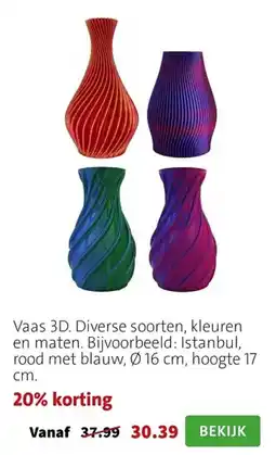 Intratuin Vaas 3D aanbieding