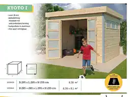 Hubo Woodlands Kyoto I tuinhuis 295x295x235 cm hout anticondensbescherming aanbieding