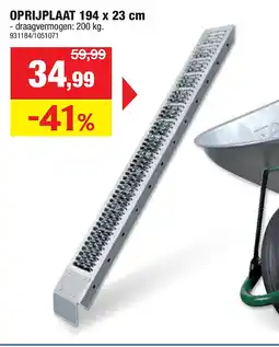 Hubo OPRIJPLAAT 194 x 23 cm aanbieding