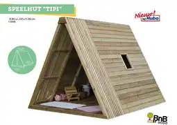 Hubo BnB Wood Tipi speelhuisje aanbieding