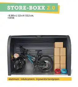 Hubo Velo-Boxx Store-Boxx 2.0 tuinberging 200x123,3x133,5 cm aanbieding