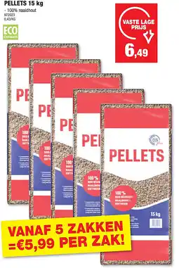 Hubo PELLETS 15 kg aanbieding