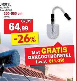 Hubo TELESCOPISCHE WASBORSTEL 200-500 cm aanbieding