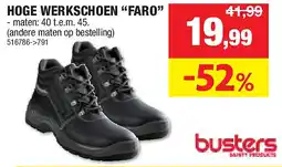 Hubo HOGE WERKSCHOEN “FARO” aanbieding