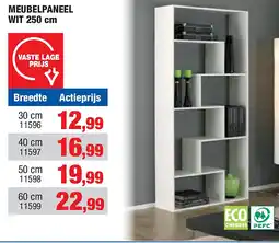Hubo MEUBELPANEEL WIT 250 cm aanbieding