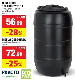 Hubo REGENTON “CLASSIC” 210 L aanbieding