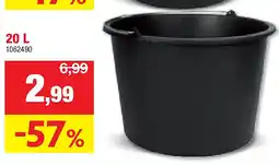 Hubo BOUWEMMER 20 L aanbieding