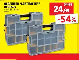 Hubo ORGANISER “SORTMASTER” DUOPACK aanbieding