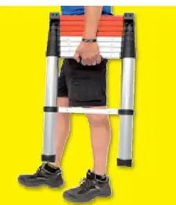 Hubo TELESCOPISCHE LADDER max. 380 cm aanbieding