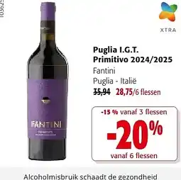 Colruyt Puglia I.G.T. Primitivo 2024/2025 aanbieding