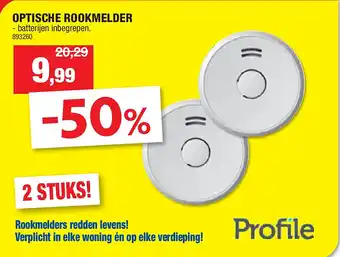 Hubo OPTISCHE ROOKMELDER aanbieding